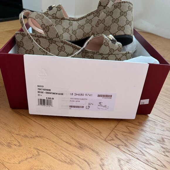 Gucci Womens Horsebit Platform Sandal (size 37) - Picture 2 of 5